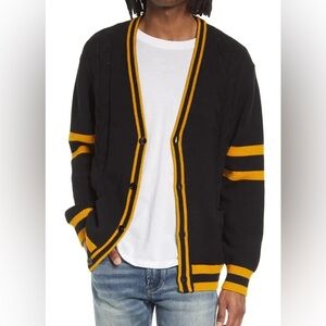 Six Week Residency 95% Cotton 5% Cashmere Cardigan Size L